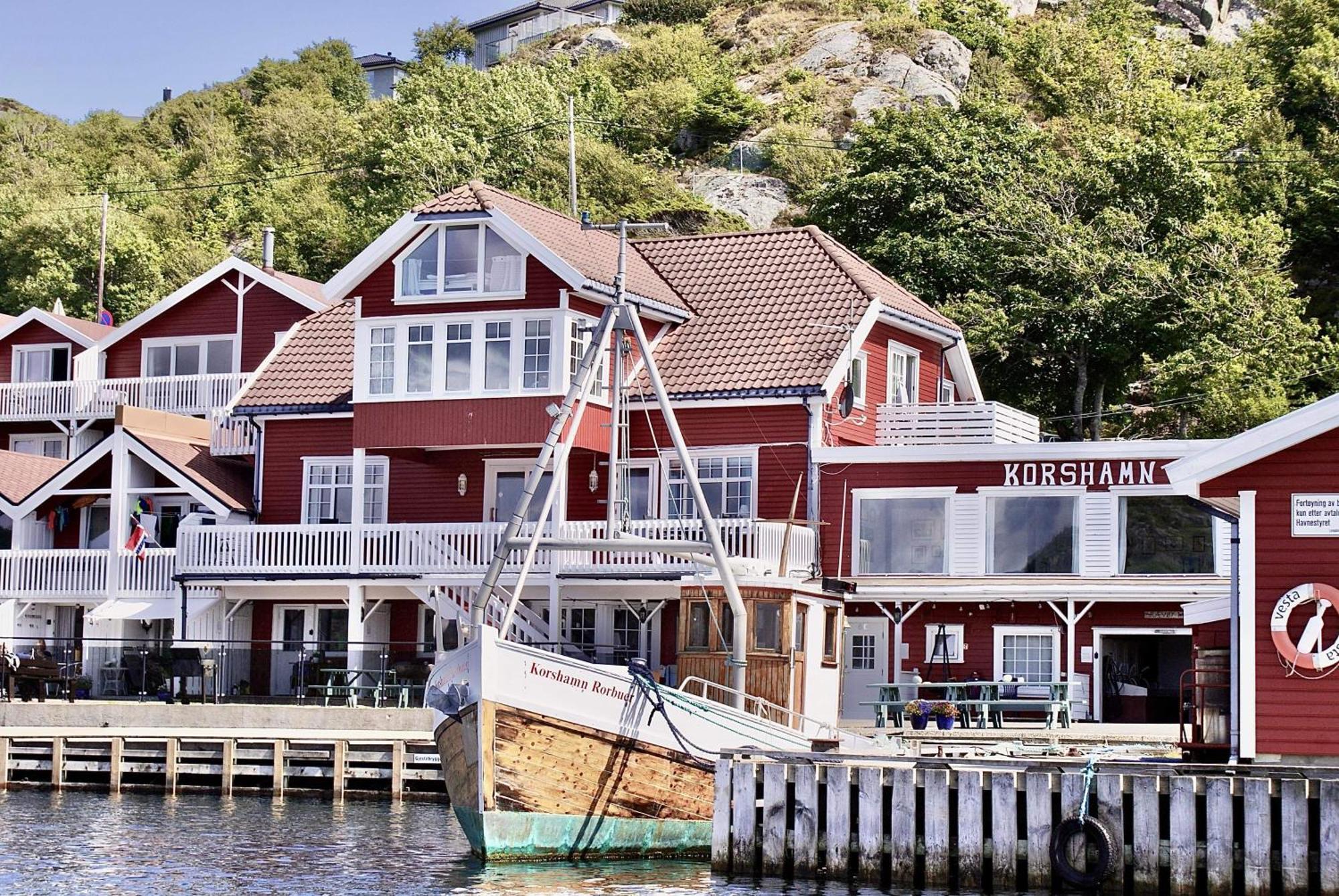 Apartmán Korshamn Rorbuer Lyngdal Exteriér fotografie